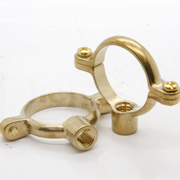 Pipe Ring, Single, 35mm, Cast Brass (10mm Tapped) - PJ4420