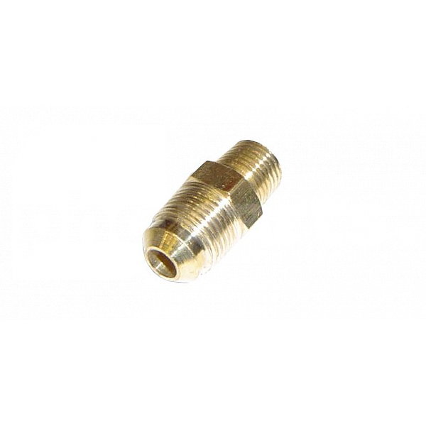 Flared Adaptor c/w nut, 10mm Flare x 1/4in BSPT Male - OA2230