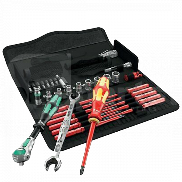 Maintenance Tool Kit, 35Pc, Wera Kraftform Kompakt W1 - TK11550