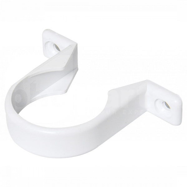 FloPlast ABS Solvent Waste Pipe Clip 32mm White - PP4485