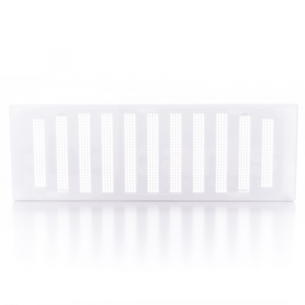 Hit & Miss Ventilator, 9x3, White Plastic with Integral Flyscreen - VP2170