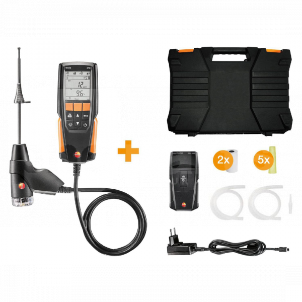 Testo 310 Flue Gas Analyser Kit c/w Probe, Case & Printer - TJ1401