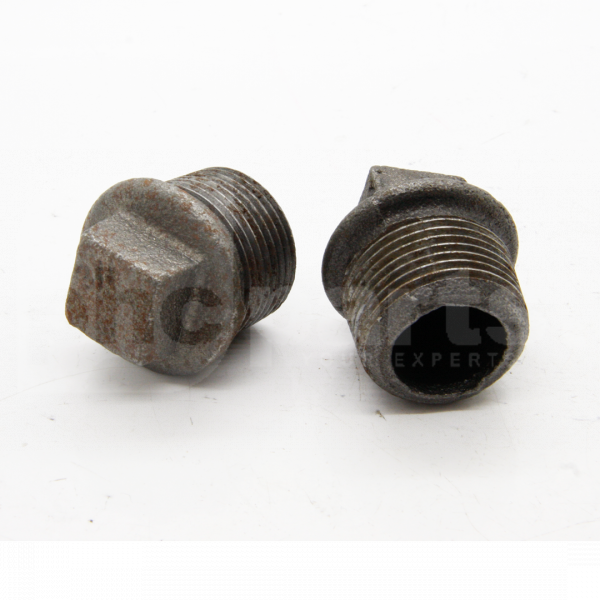 Plug, Flanged, Black Iron, 3/4in BSP - BH2075