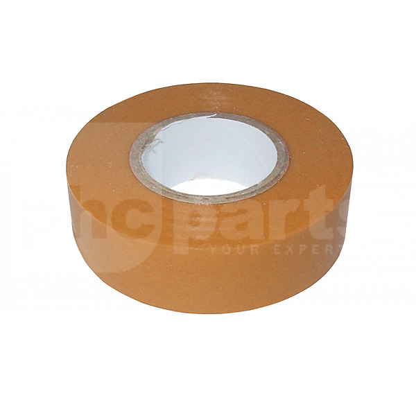 Insulation Tape, Brown PVC, 19mm x 20m Roll - ED6077