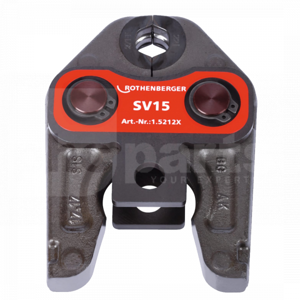 SV Profile 15mm Press Jaws for Rothenberger ROMAX (not Compact) - TK7721