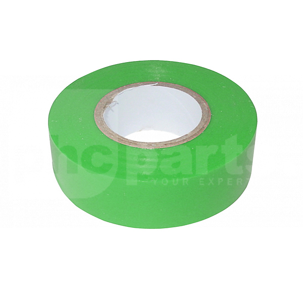 Insulation Tape, Green PVC, 19mm x 20m Roll - ED6073