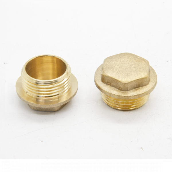 Brass Plug, Flanged, 3/4in BSP - BH0325