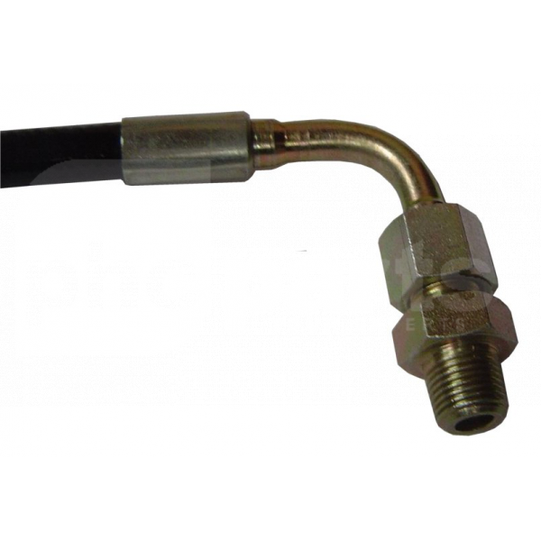 Flex Oil Pipe, 200mm, 1/8inM x 1/8inM Swivel, High Pressure - OA2035