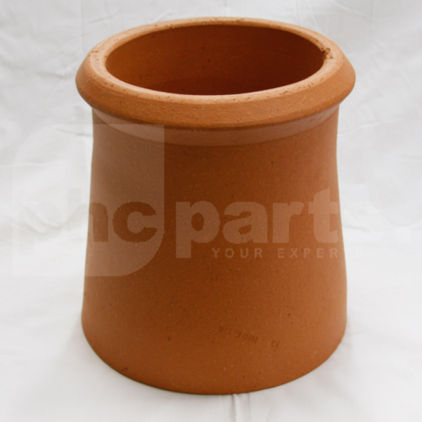 Chimney Pot, 300mm Roll Top, Terracotta - POT0100