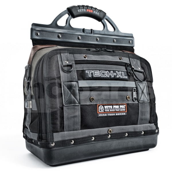 Veto Pro Tool Bag, Tech XL, 80 Pockets, 5yr Warranty - TJ6004