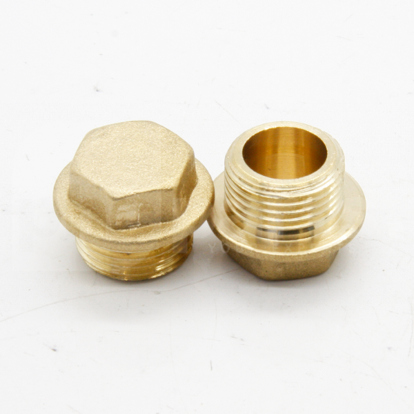 Brass Plug, Flanged, 3/8in BSP - BH0315