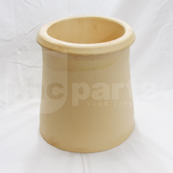 Chimney Pot, 300mm Roll Top, Buff - POT0105