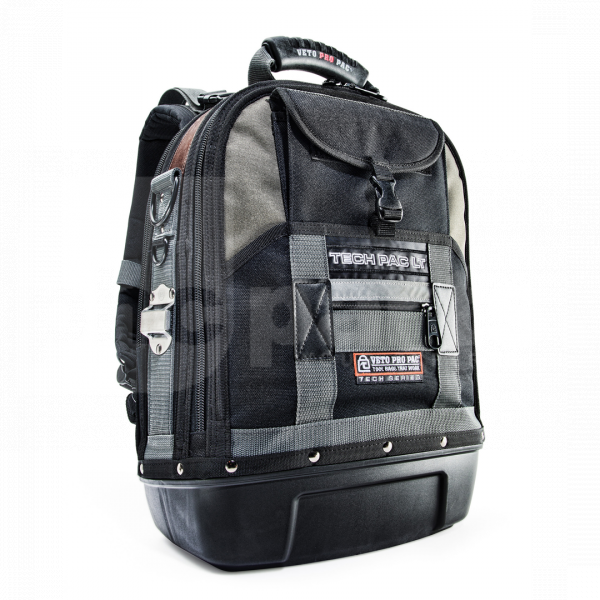 Veto Pro Tool Bag, Tech Pac LT Backpack, 27 Pockets, 5yr Warranty - TJ6022