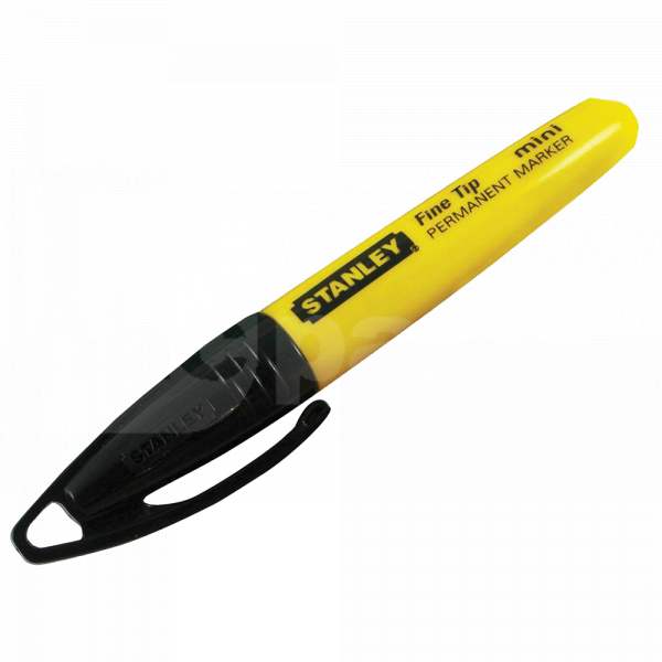 Stanley Small Marker Pen (EACH), Black Fine Tip - TK1410