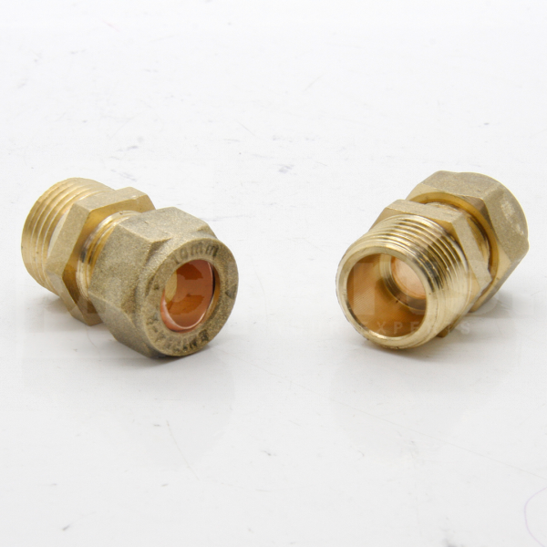 Coupler, MIxC 10mm x 3/8in Compression - PF1061