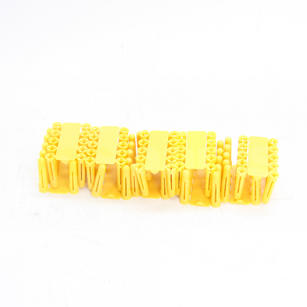 Wall Plugs, Pack 100, Yellow, (to suit No. 4-8 screws, 5mm Drill) - FX0010