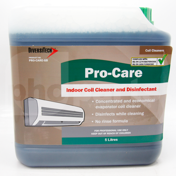 Diversitech Pro-Care Coil Cleaner & Disinfectant, 5Ltr - FC8015