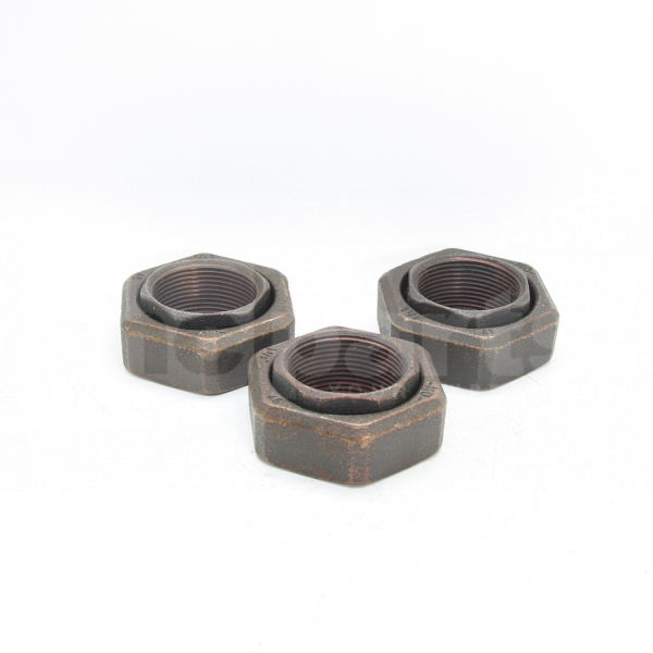 Coupling (Set of 3), G2.25in - Rp1.5in, Malleable Cast Iron - LA1579