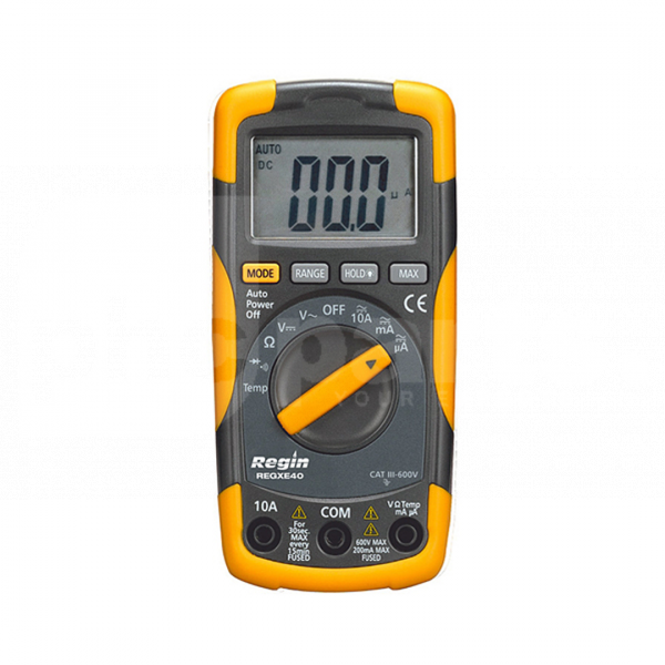 Low Cost Digital Multimeter with Temperature, Regin XE40 - TJ2234