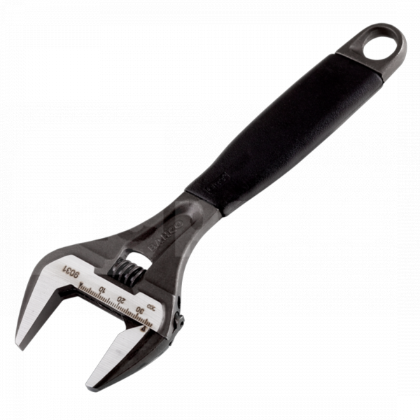 Adjustable Wrench, Bahco Wide Jaw, 8in (Spanner) - TK10402