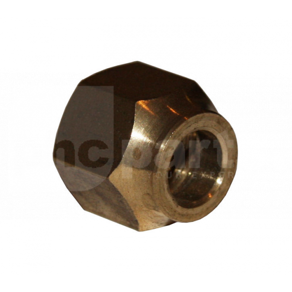 OBSOLETE - Flared Nut, 10mm Brass (For Oil Lines) - OA2210