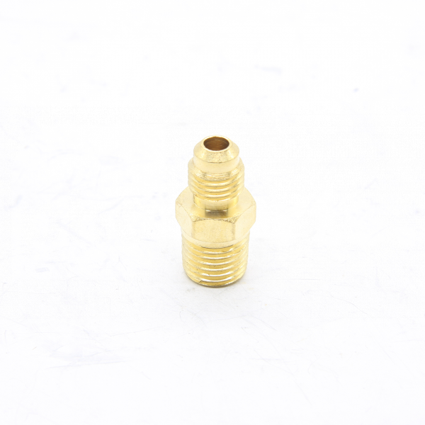 Straight Connector, 1/4in Flare x 1/4in MPT - BH4054