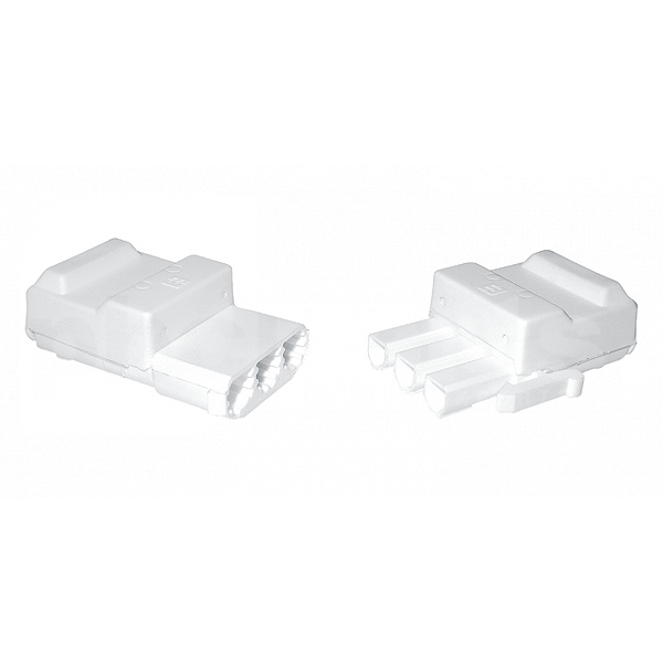 Connector Block, 3 Way (Male & Female) with Strain Relief - ED1850