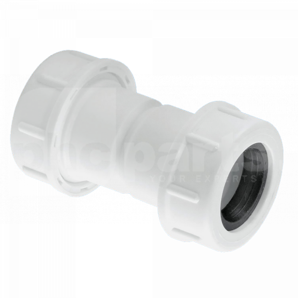 McAlpine Straight Connector, 25mm Flexi Tube to 19-23mm Pipe - PPM0716