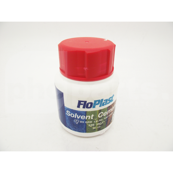 Solvent Cement, FloPlast 125ml, BS6209 - JA5100