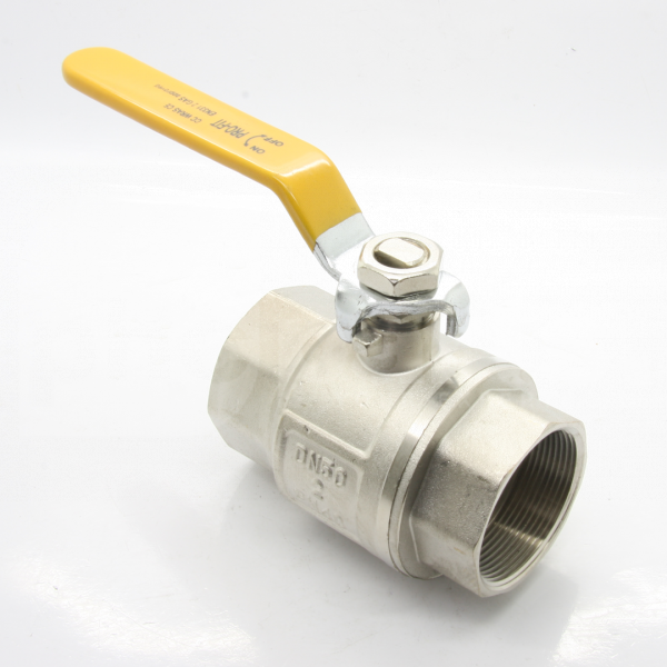 Lever Ball Valve, 2in BSP FxF (Yellow Handle) - BH1140